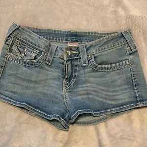 True Religion Disco Josie Big T Shorts